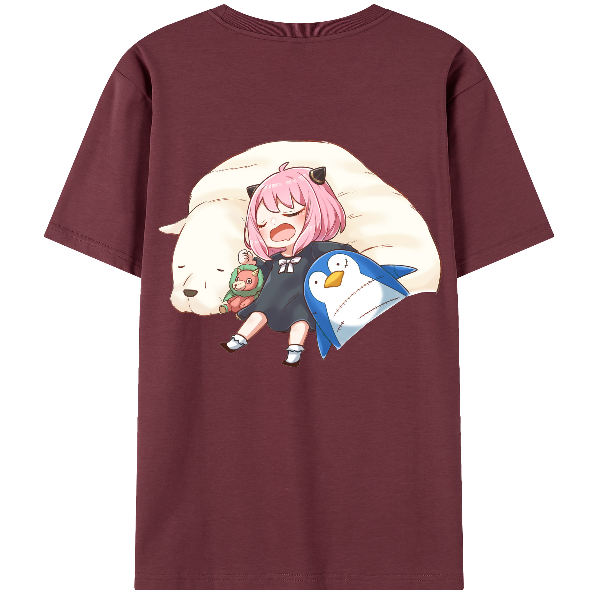 （画像用） SPY×FAMILY间谍家家酒 綿100％半袖Tシャツ（背面プリント）